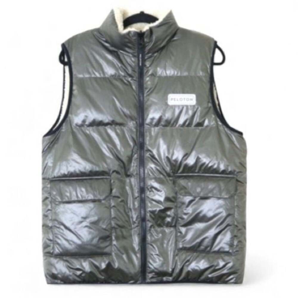 Peloton Men's Puffer Vest Olive Size XL